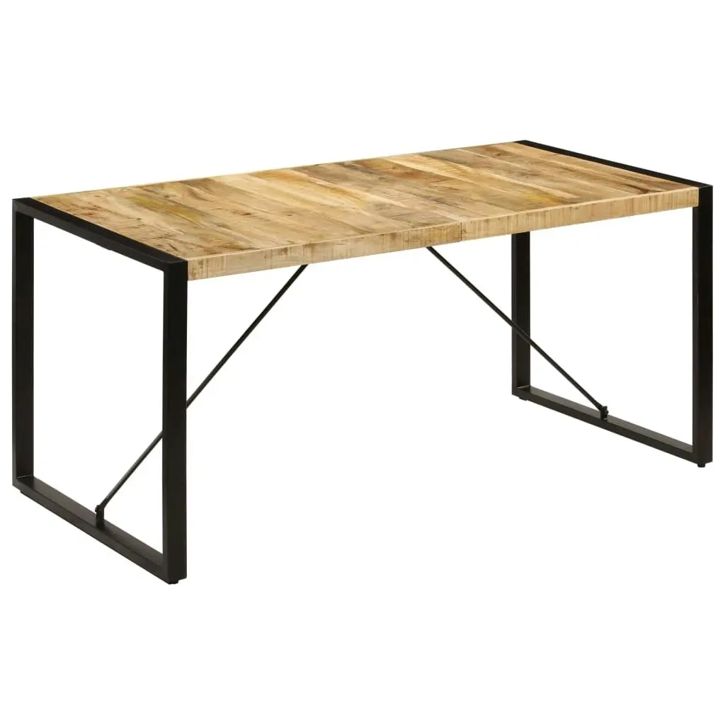 Dining Table 160x80x75 cm Solid Mango Wood 247417