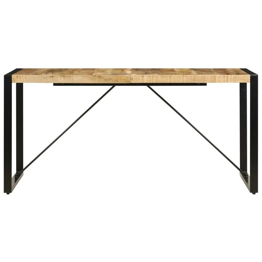 Dining Table 160x80x75 cm Solid Mango Wood 247417