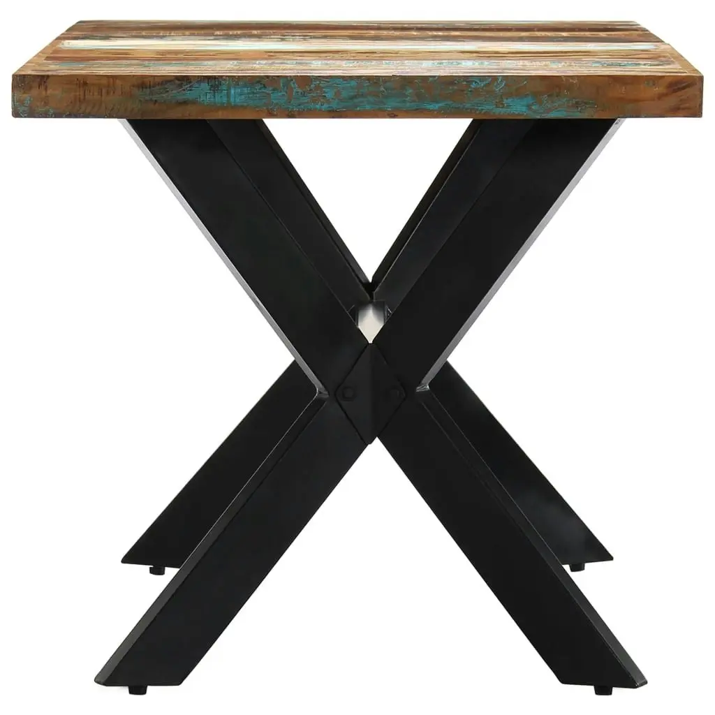 Dining Table 160x80x75 cm Solid Reclaimed Wood 247435