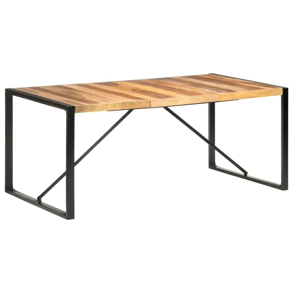 Dining Table 180x90x75 cm Solid Wood with Sheesham Finish 321542