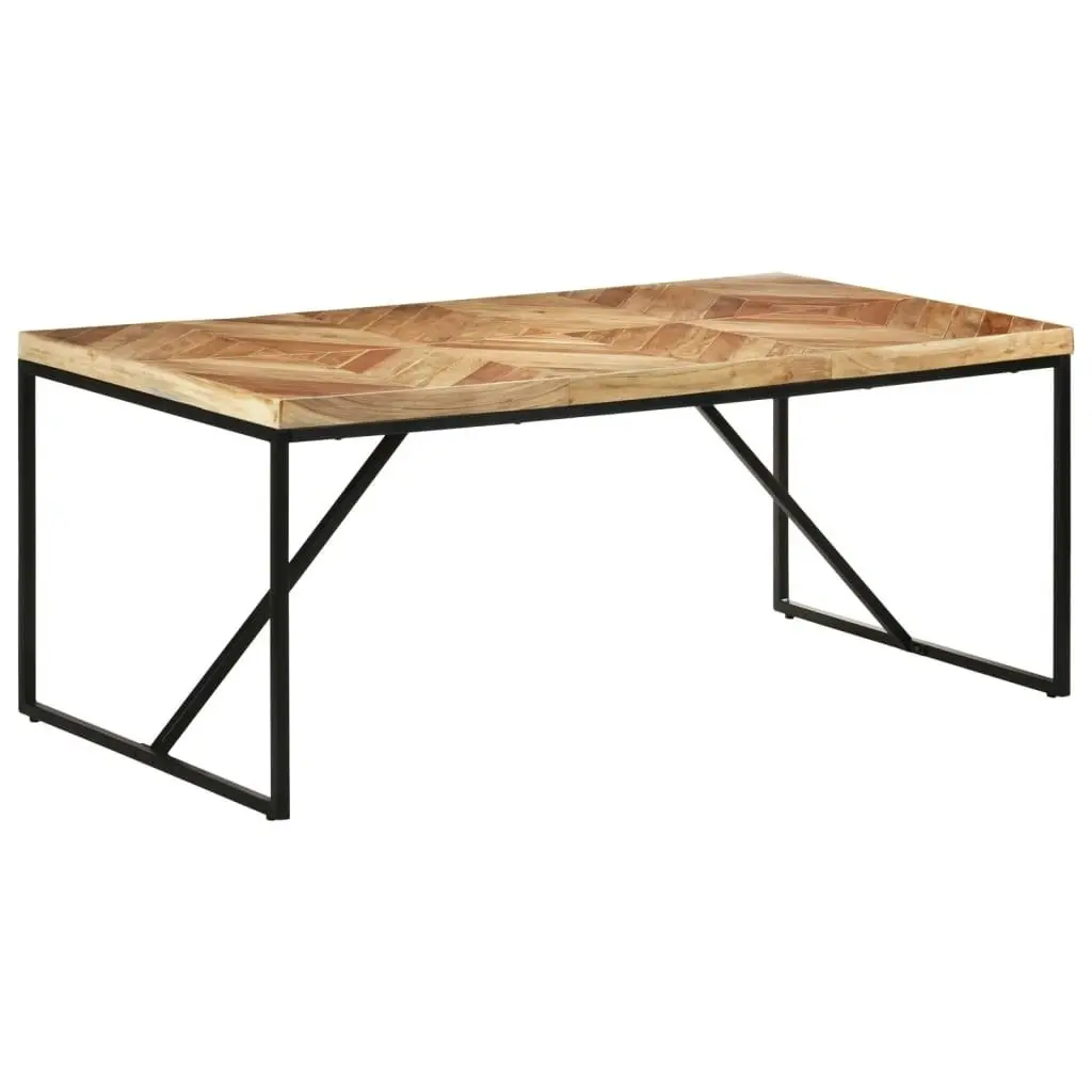 Dining Table 180x90x76 cm Solid Acacia and Mango Wood 323552