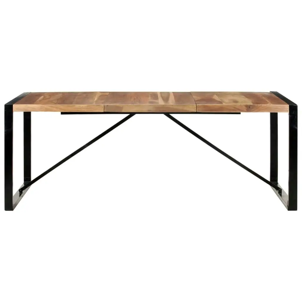 Dining Table 200x100x75 cm Solid Wood with Sheesham Finish 321543