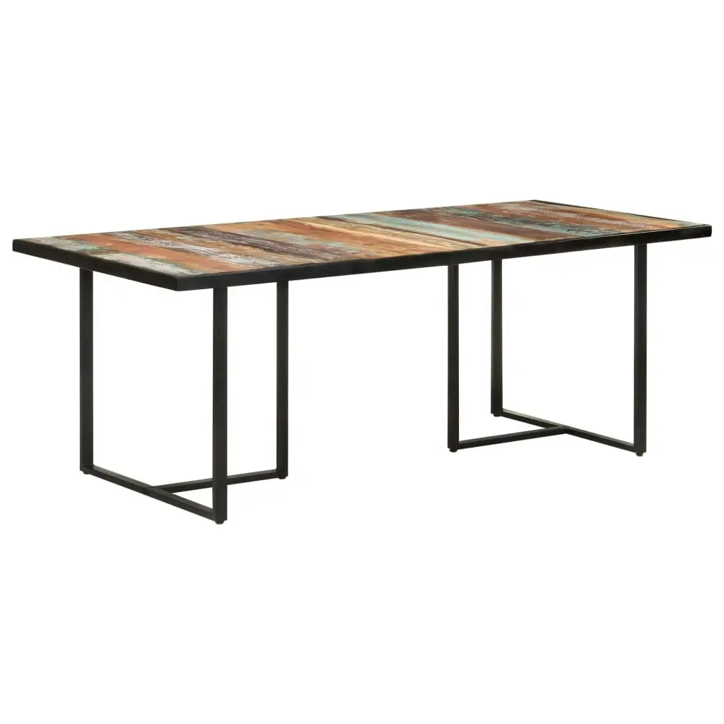 Dining Table 200 cm Solid Reclaimed Wood 320698