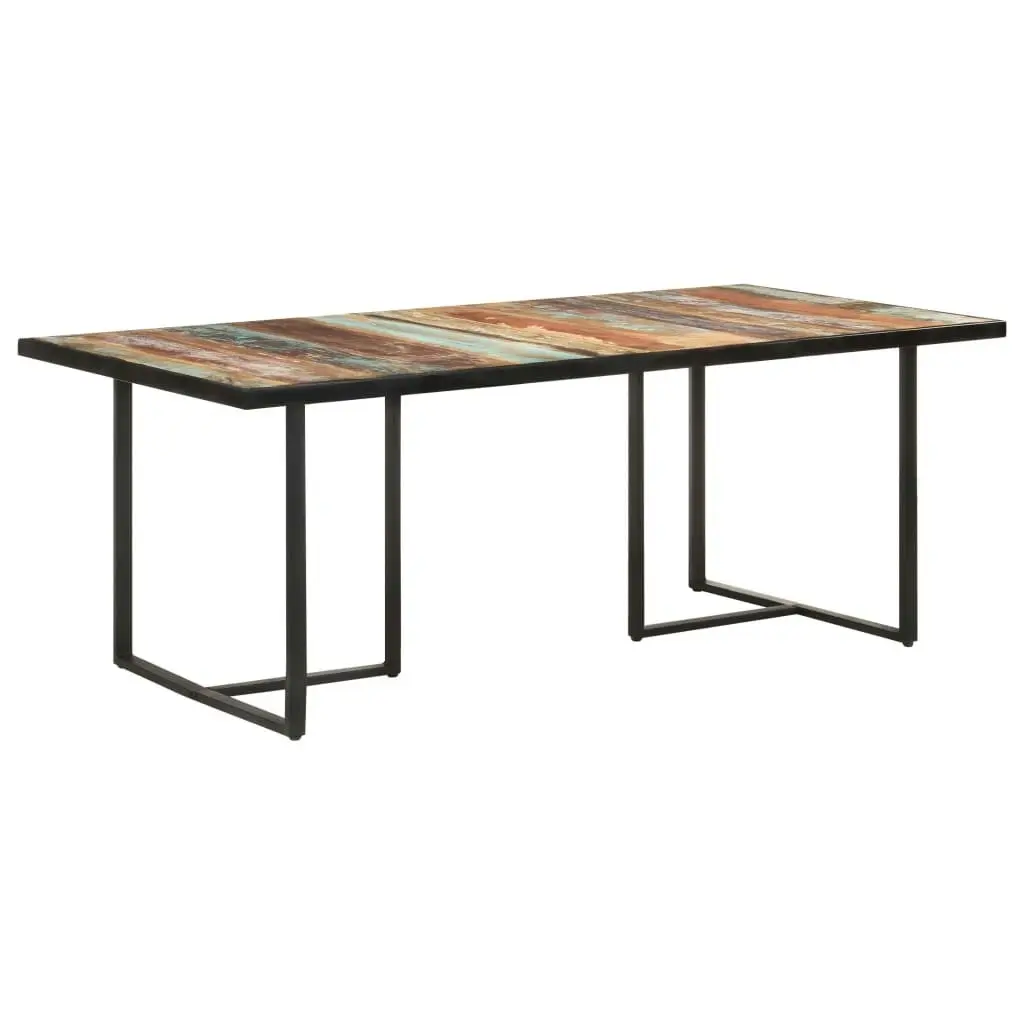 Dining Table 200 cm Solid Reclaimed Wood 320698