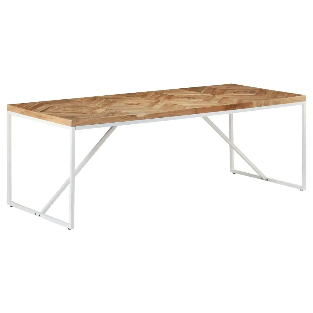 Dining Table 200x90x76 cm Solid Acacia and Mango Wood 323553