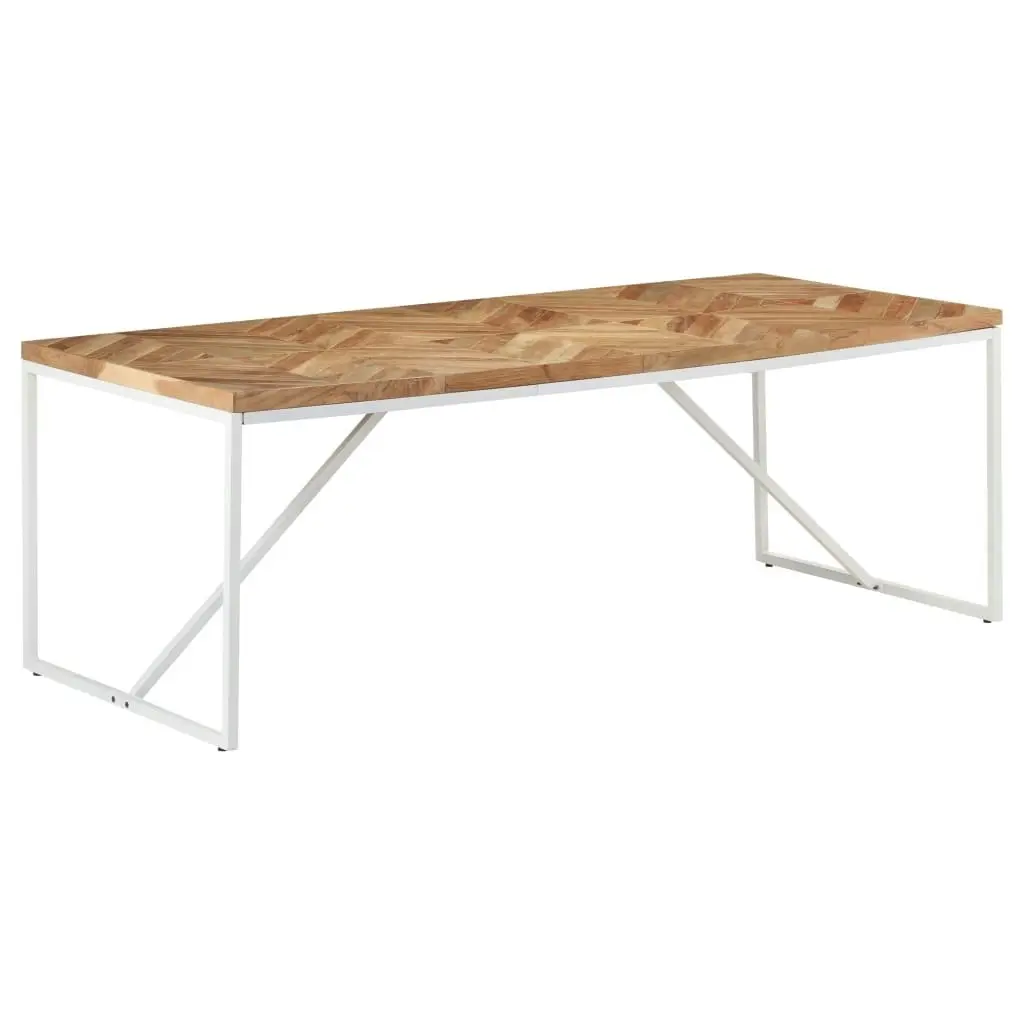 Dining Table 200x90x76 cm Solid Acacia and Mango Wood 323553