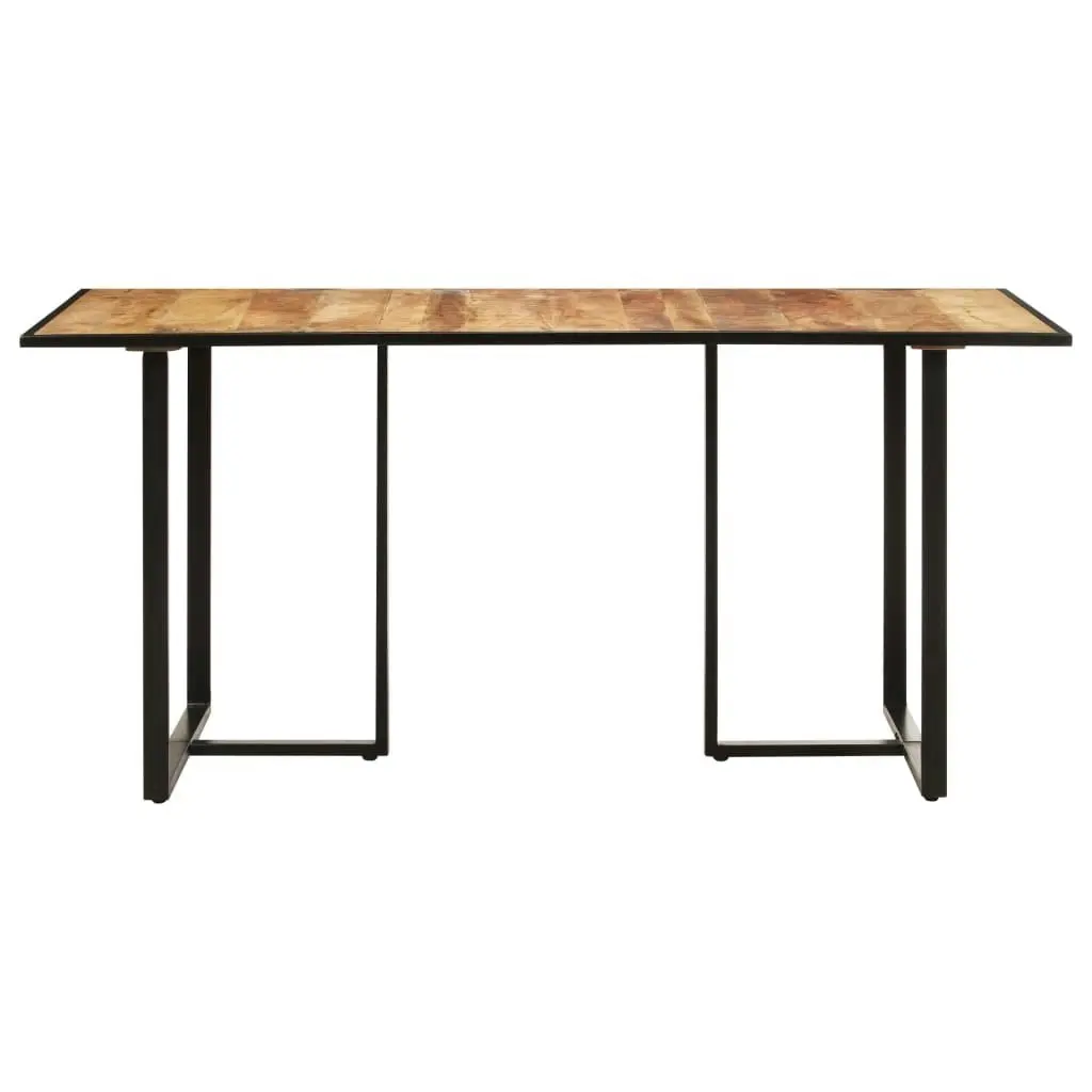 Dining Table 200 cm Rough Mango Wood 320697