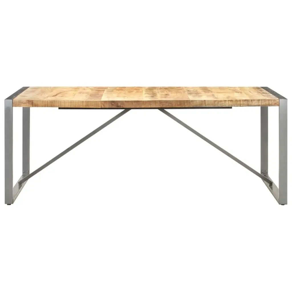 Dining Table 200x100x75 cm Solid Wood Mango 321565