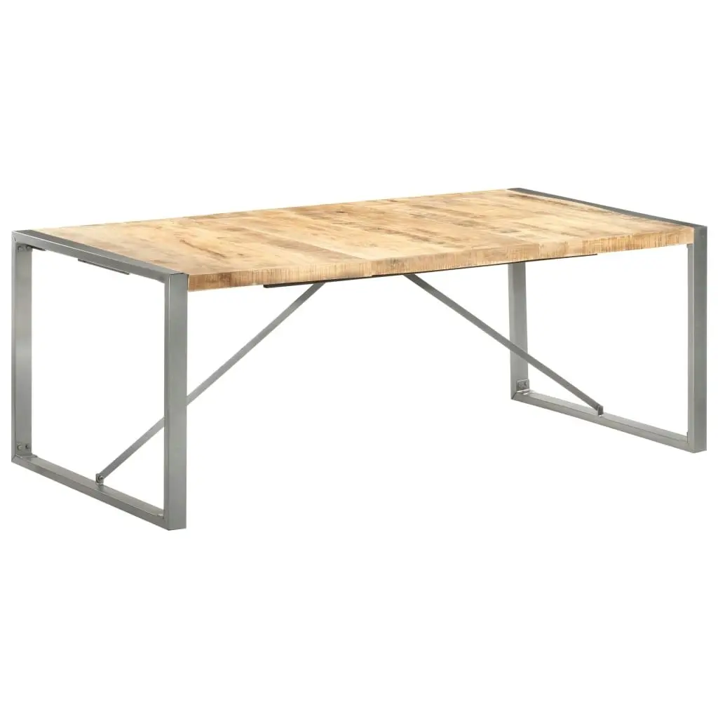 Dining Table 200x100x75 cm Solid Wood Mango 321565