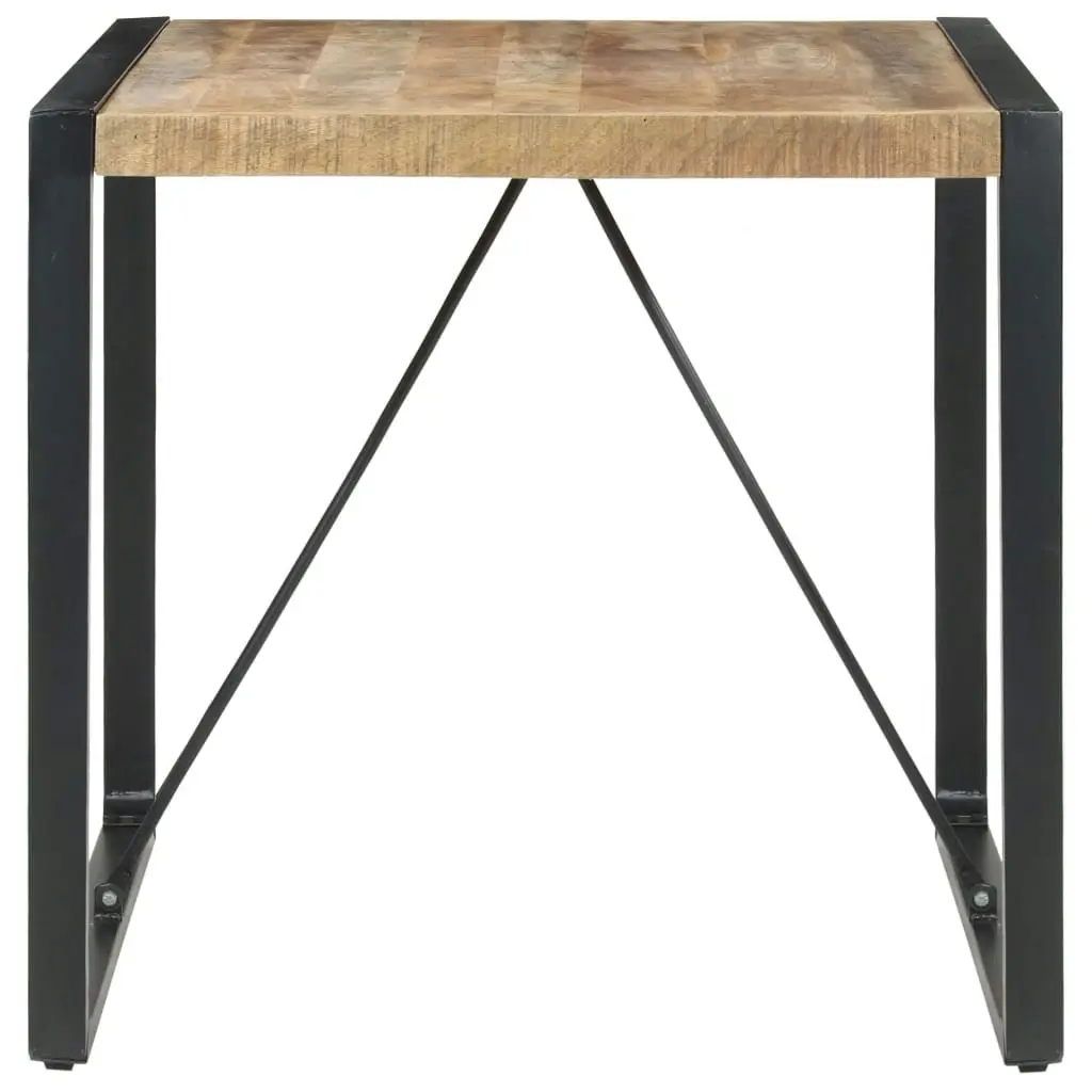 Dining Table 80x80x75 cm Rough Mango Wood 321600