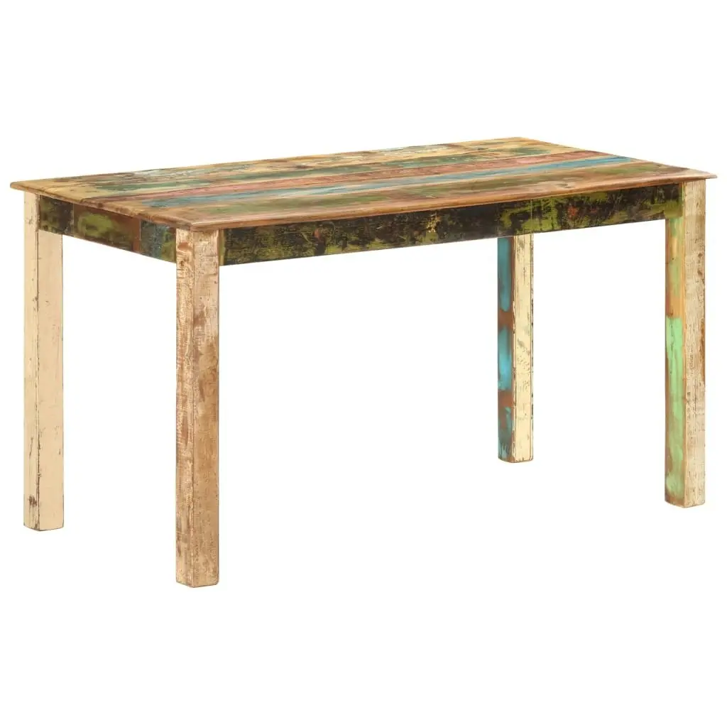 Dining Table Solid Reclaimed Wood 140x70x76 cm 285930