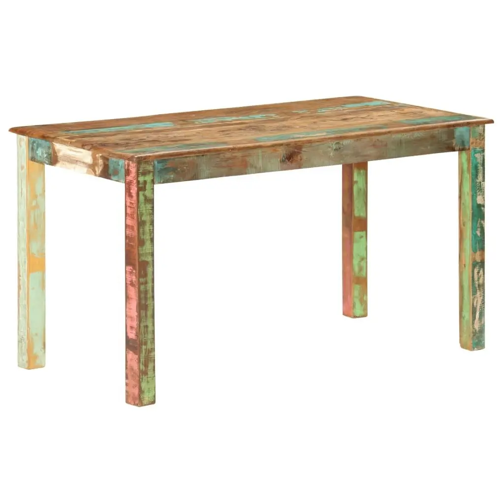 Dining Table Solid Reclaimed Wood 140x70x76 cm 285930