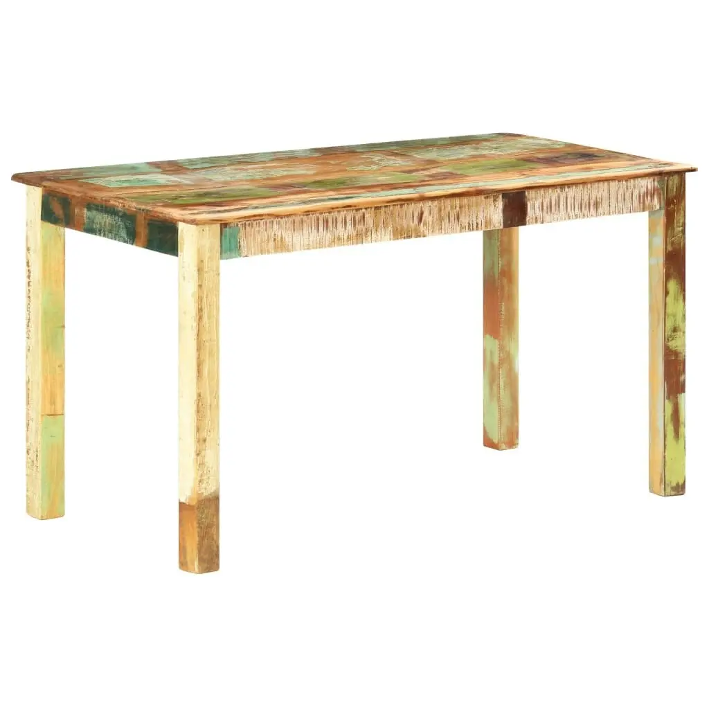 Dining Table Solid Reclaimed Wood 140x70x76 cm 285930