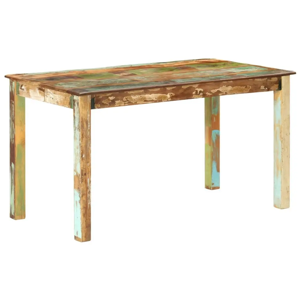 Dining Table Solid Reclaimed Wood 140x70x76 cm 285930