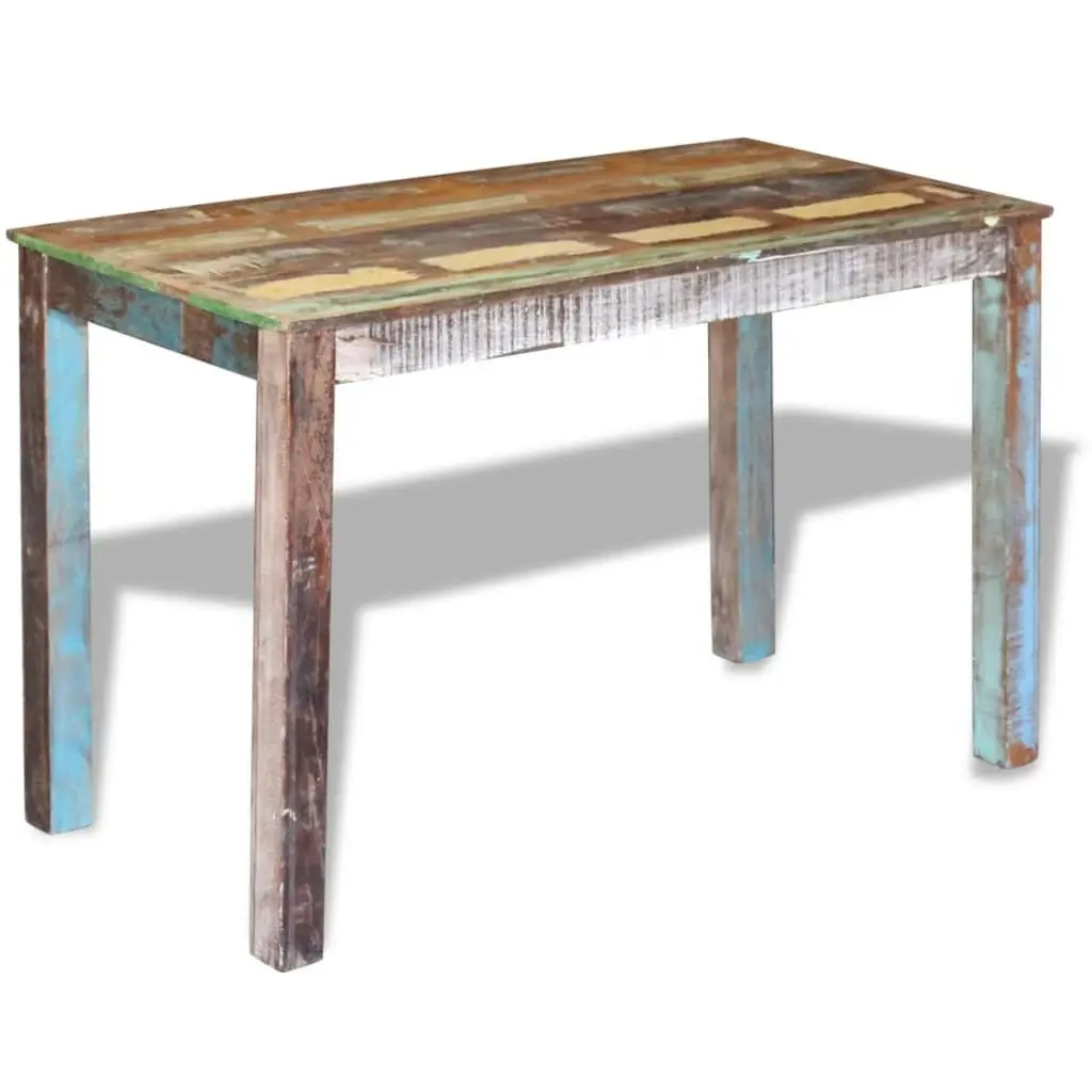 Dining Table Solid Reclaimed Wood 115x60x76 cm 243451