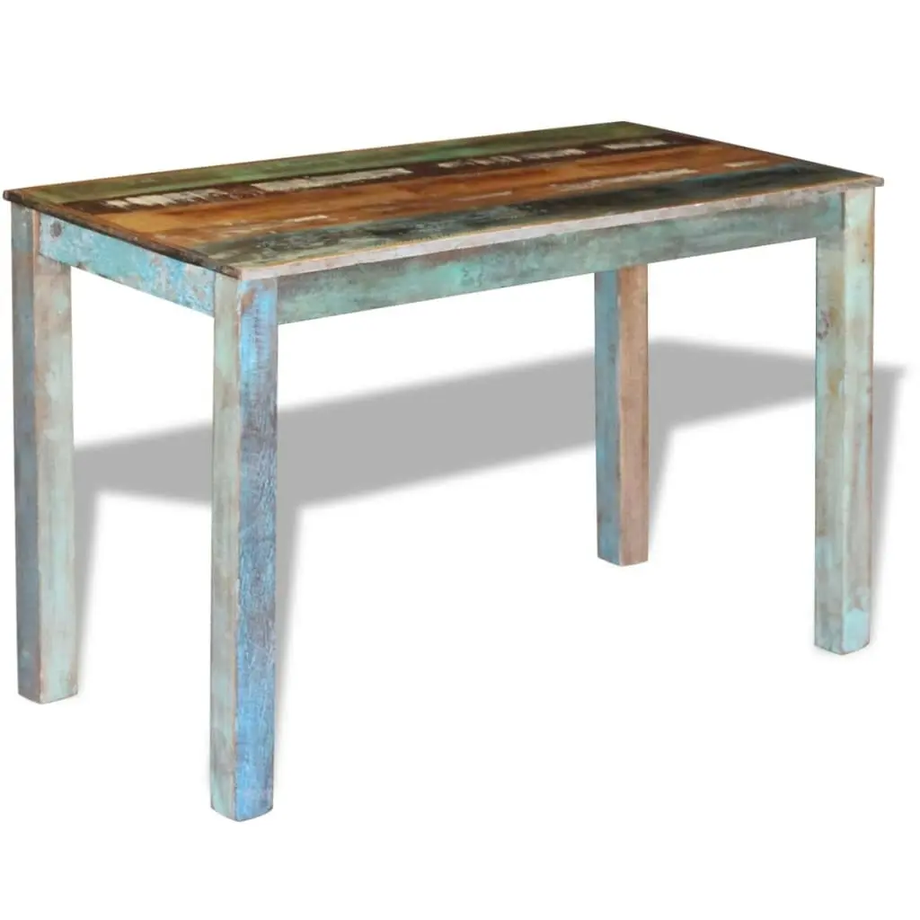 Dining Table Solid Reclaimed Wood 115x60x76 cm 243451