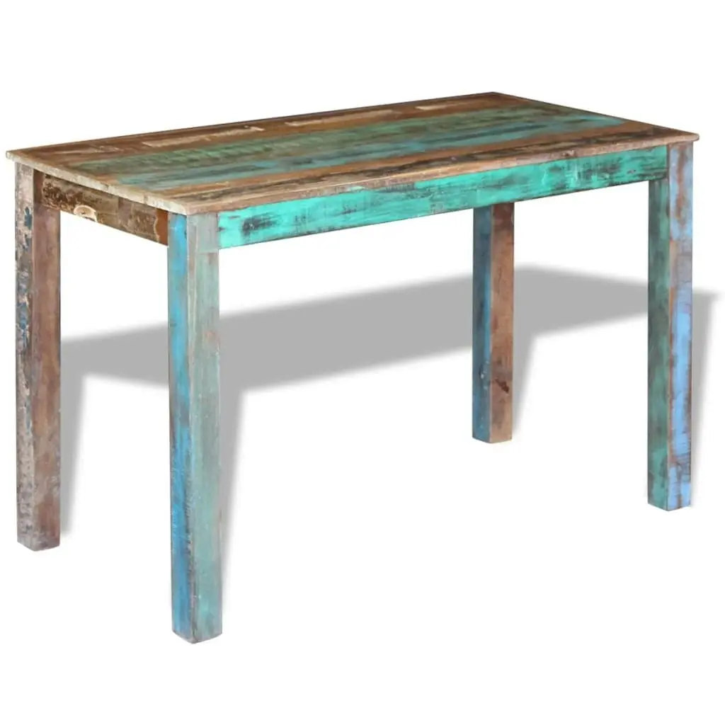 Dining Table Solid Reclaimed Wood 115x60x76 cm 243451