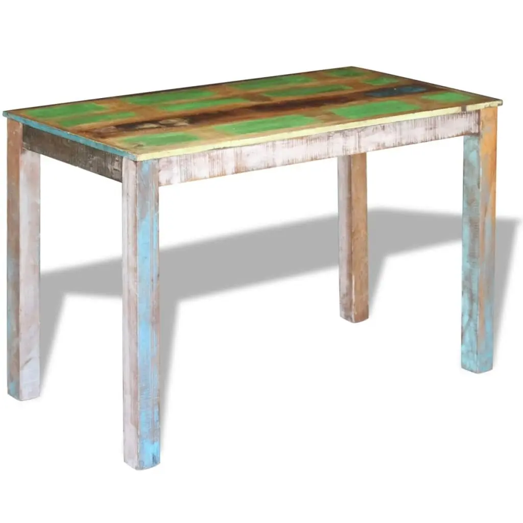 Dining Table Solid Reclaimed Wood 115x60x76 cm 243451