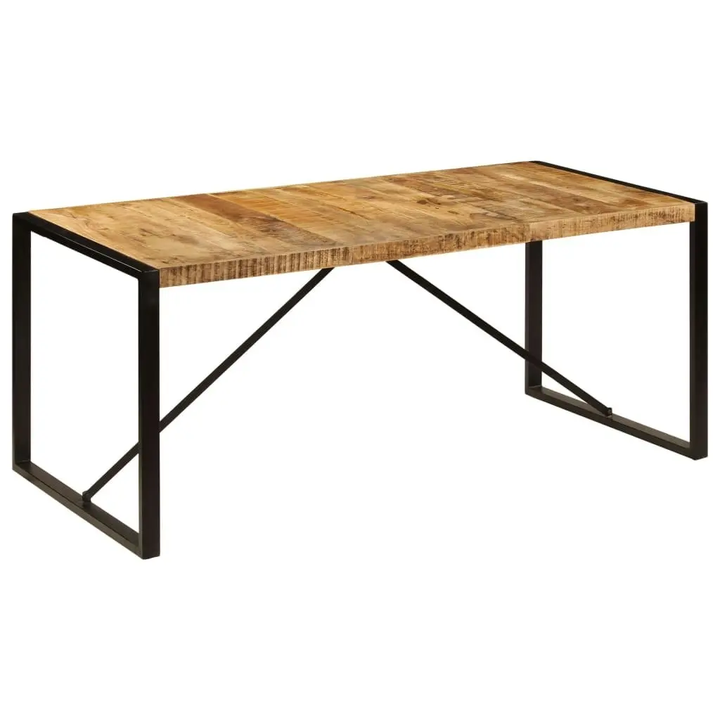 Dining Table Solid Rough Mango Wood 180 cm 243997