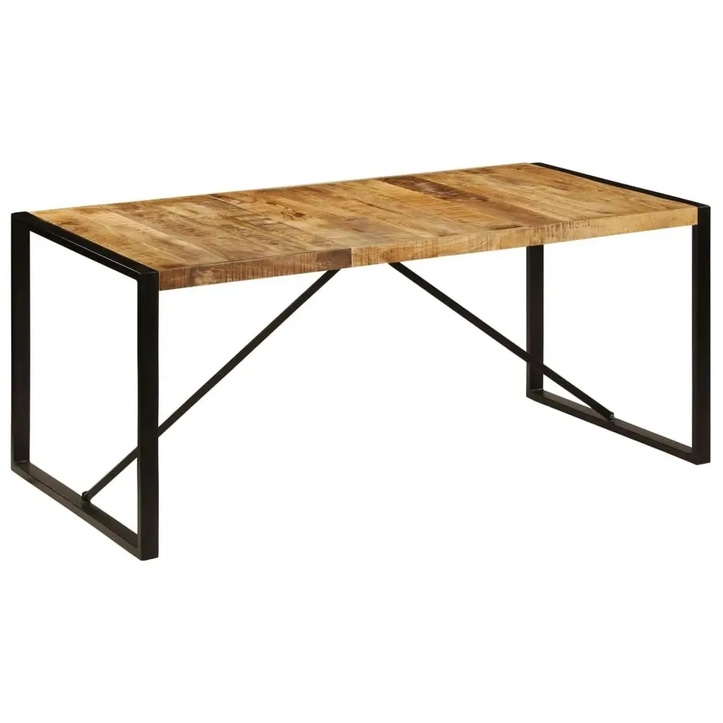 Dining Table Solid Rough Mango Wood 180 cm 243997