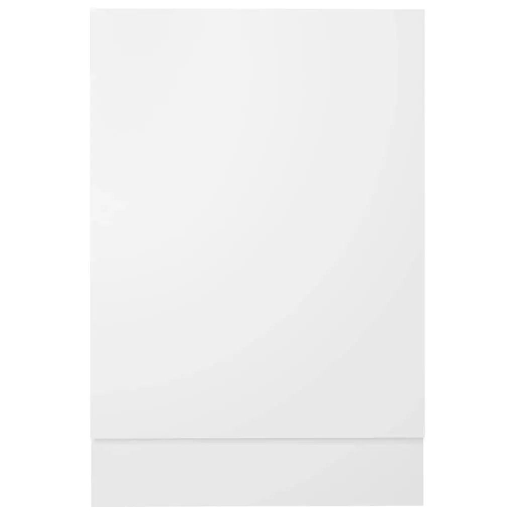 Dishwasher Panel White 45x3x67 cm Engineered Wood 802554