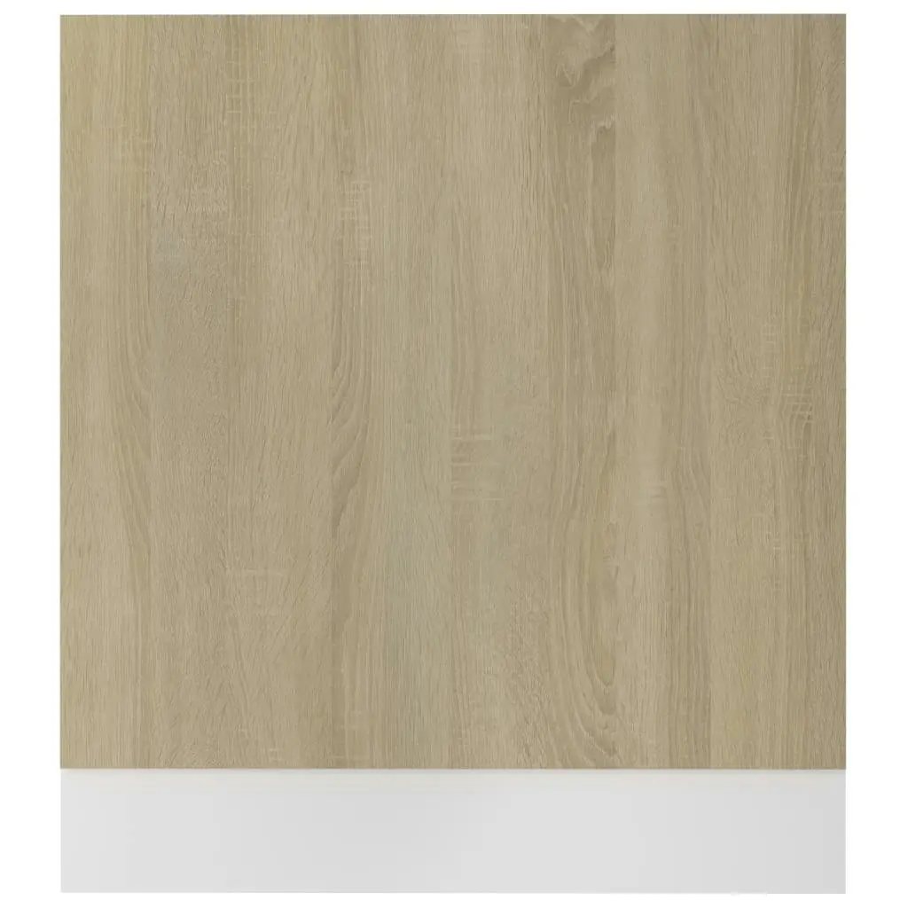 Dishwasher Panel Sonoma Oak 59.5x3x67 cm Engineered Wood 802565