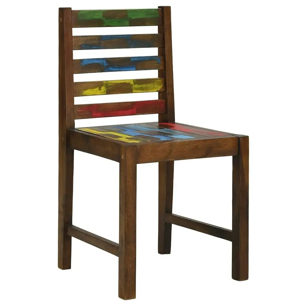 Dining Chairs 4 pcs Solid Reclaimed Wood 326180