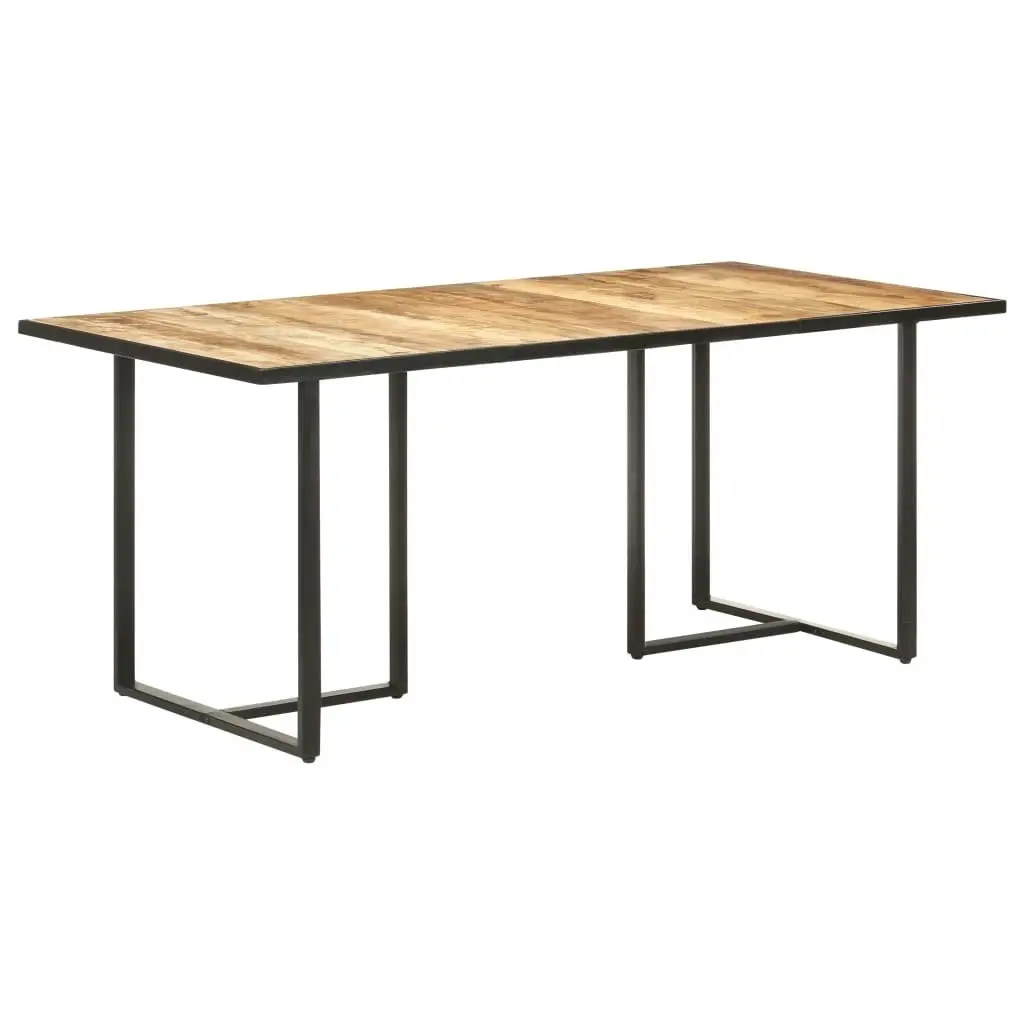 Dining Table 180 cm Rough Mango Wood 320695