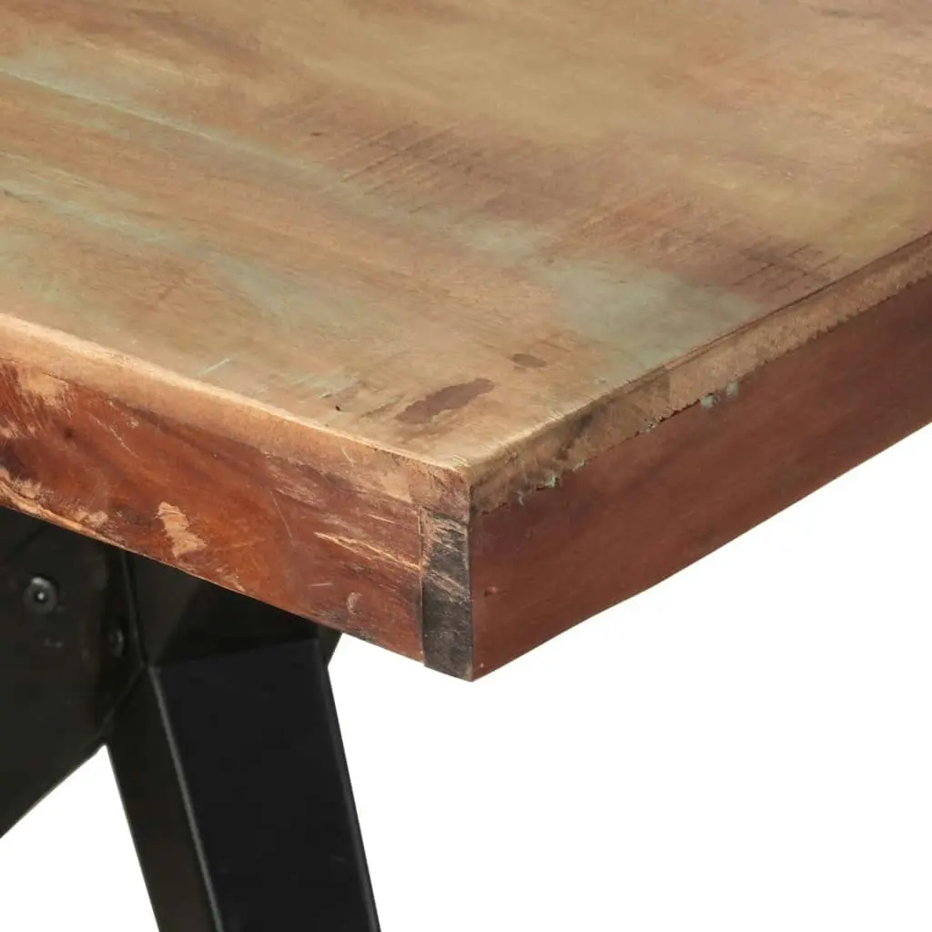 Dining Table 200x90x76 cm Solid Reclaimed Wood 323573