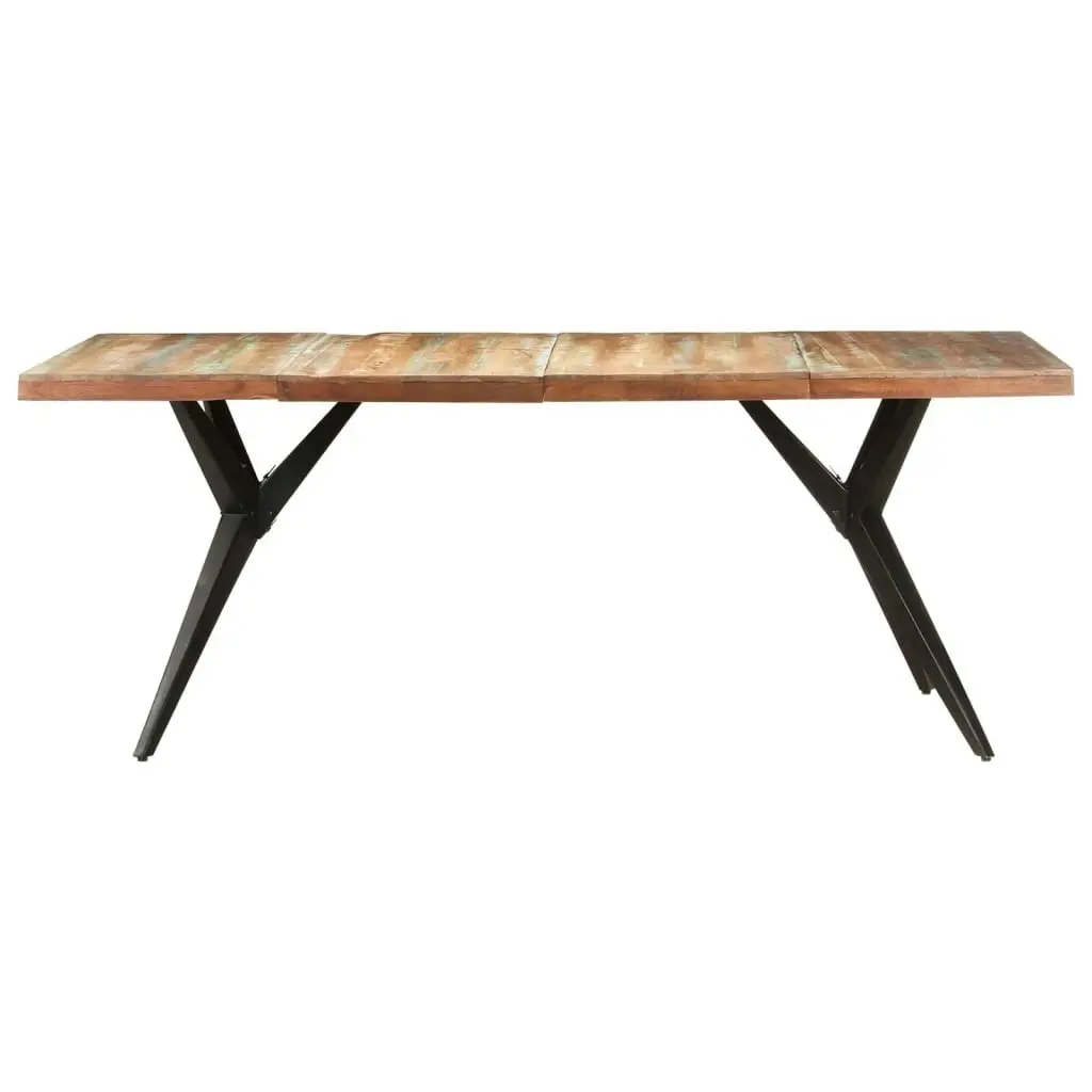 Dining Table 200x90x76 cm Solid Reclaimed Wood 323573