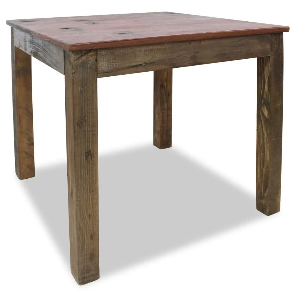 Dining Table Solid Reclaimed Wood 82x80x76 cm 244495