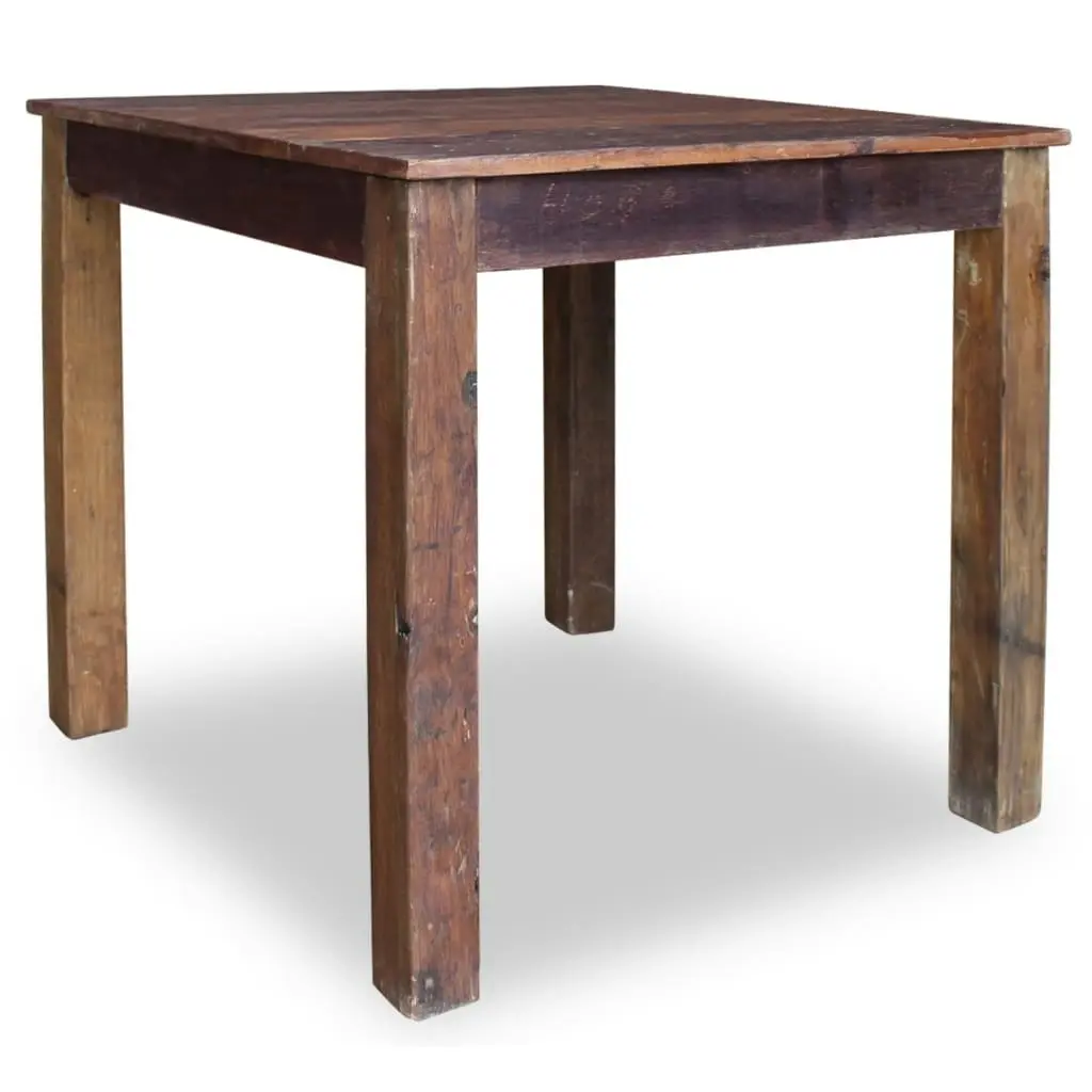 Dining Table Solid Reclaimed Wood 82x80x76 cm 244495