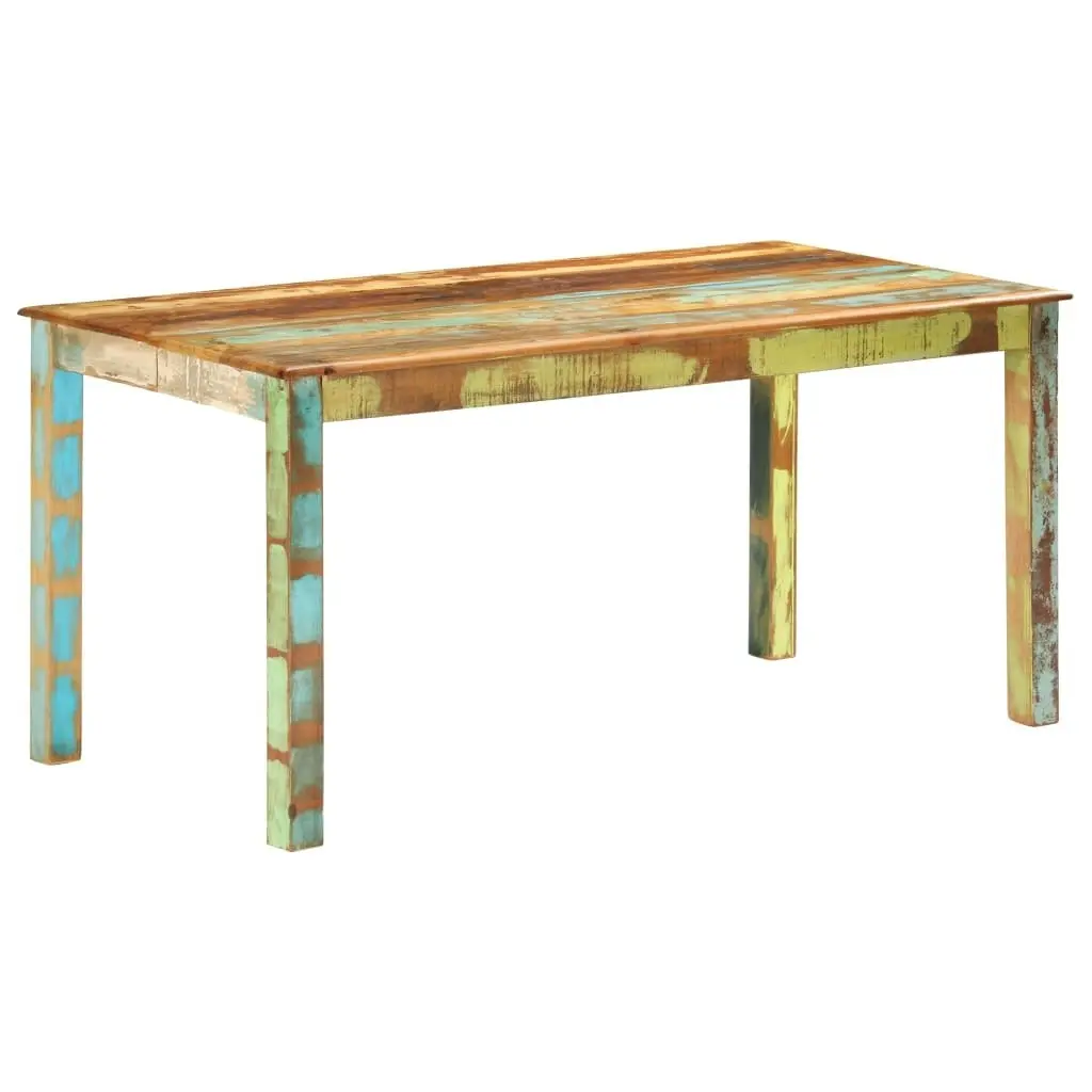 Dining Table Solid Reclaimed Wood 160x80x76 cm 285931