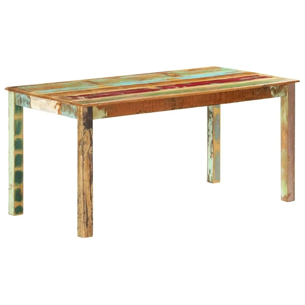 Dining Table Solid Reclaimed Wood 160x80x76 cm 285931