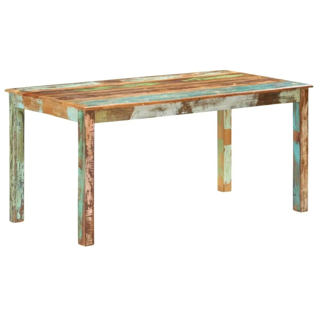 Dining Table Solid Reclaimed Wood 160x80x76 cm 285931