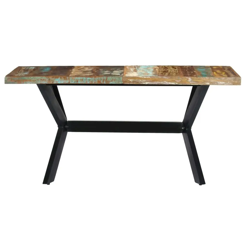 Dining Table 140x70x75 cm Solid Reclaimed Wood 247439