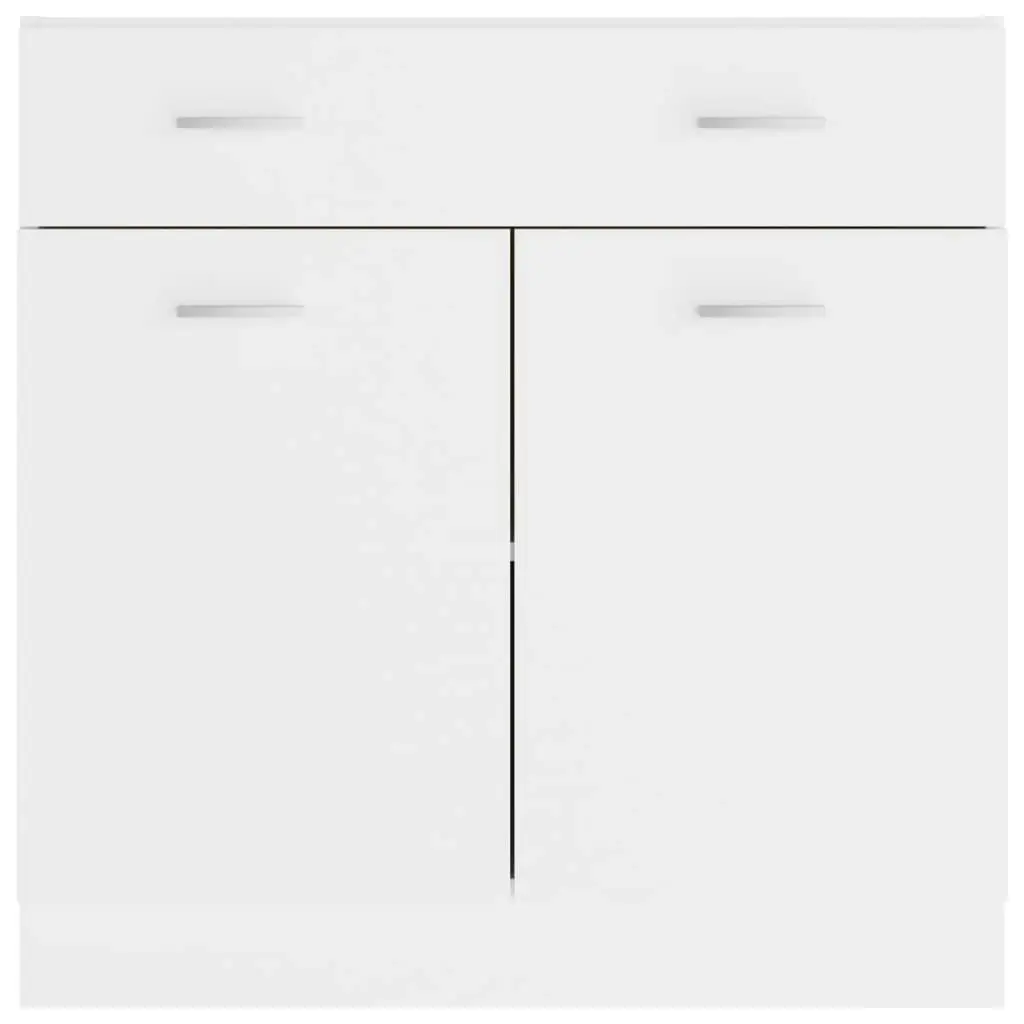 Drawer Bottom Cabinet White 80x46x81.5 cm Engineered Wood 801236