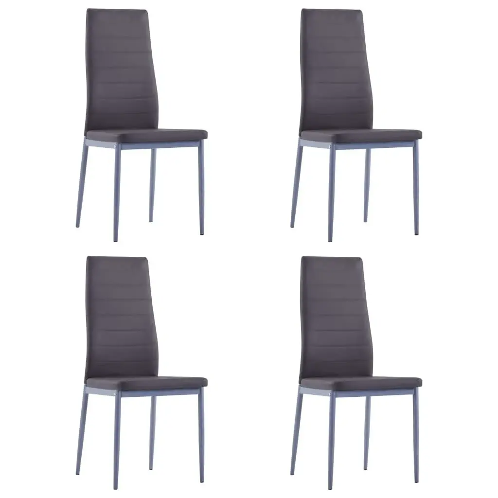 Five Piece Dining Set Grey 281695