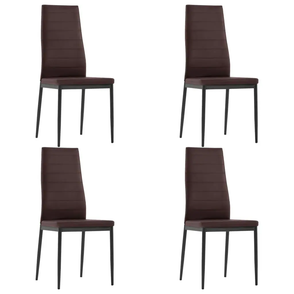 Five Piece Dining Set Brown 281697