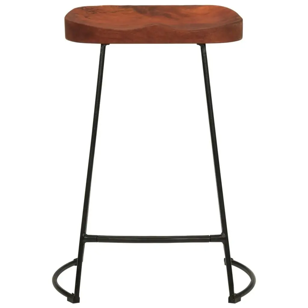 Gavin Bar Stools 2 pcs 45x40x63 cm Solid Wood Mango 344915