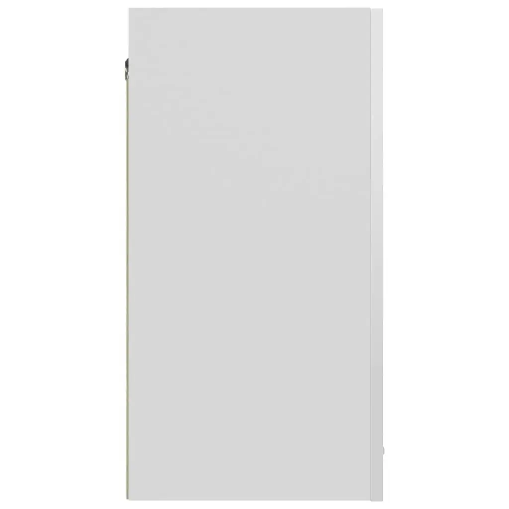 Hanging Cabinet High Gloss White 60x31x60 cm Engineered Wood 801273