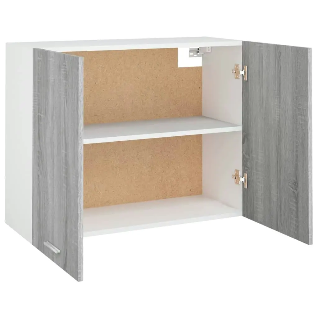 Hanging Cabinet Grey Sonoma 80x31x60 cm Engineered Wood 815589