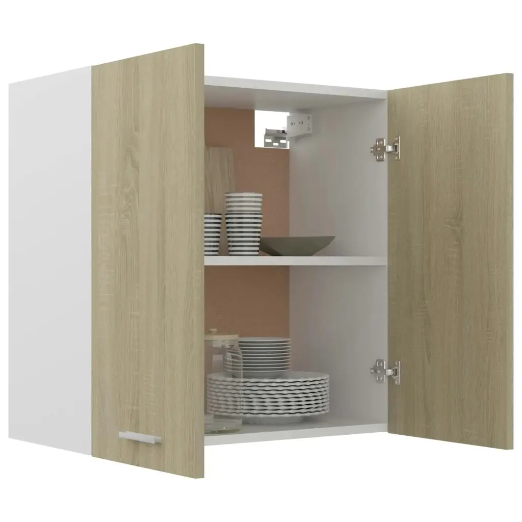 Hanging Cabinet Sonoma Oak 60x31x60 cm Engineered Wood 801271