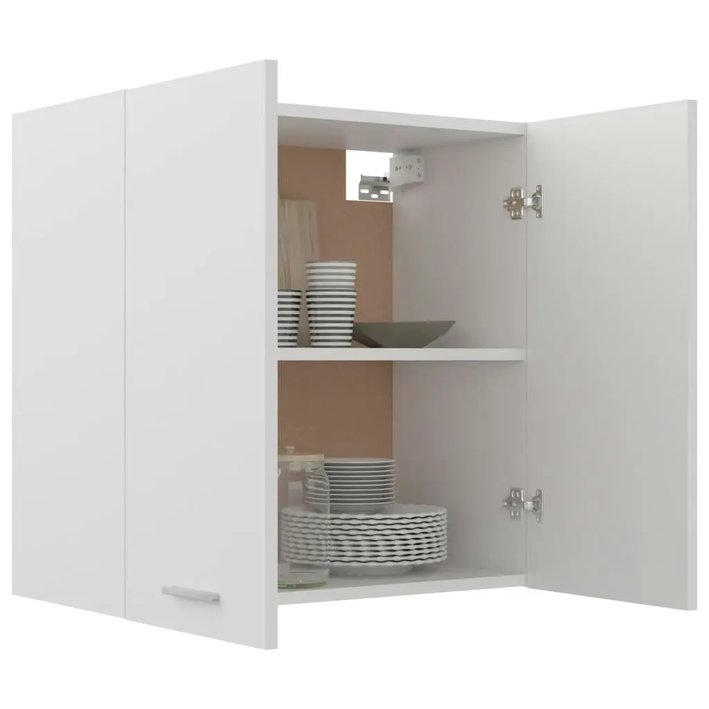 Hanging Cabinet White 60x31x60 cm Engineered Wood 801268