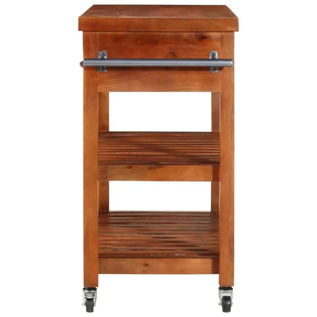 Kitchen Trolley 100x48x89 cm Solid Acacia Wood 282753