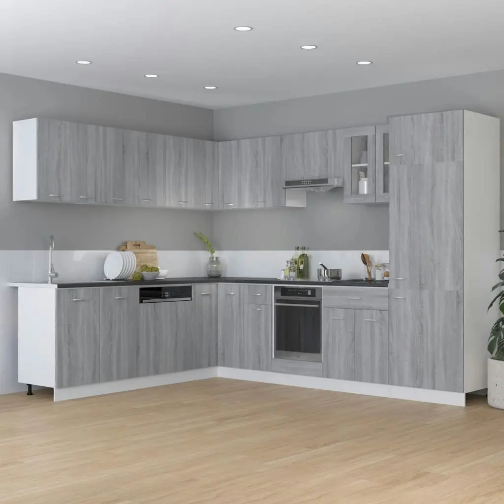 Kitchen Cabinet Grey Sonoma 75.5x75.5x81.5 cm Engineered Wood 815583