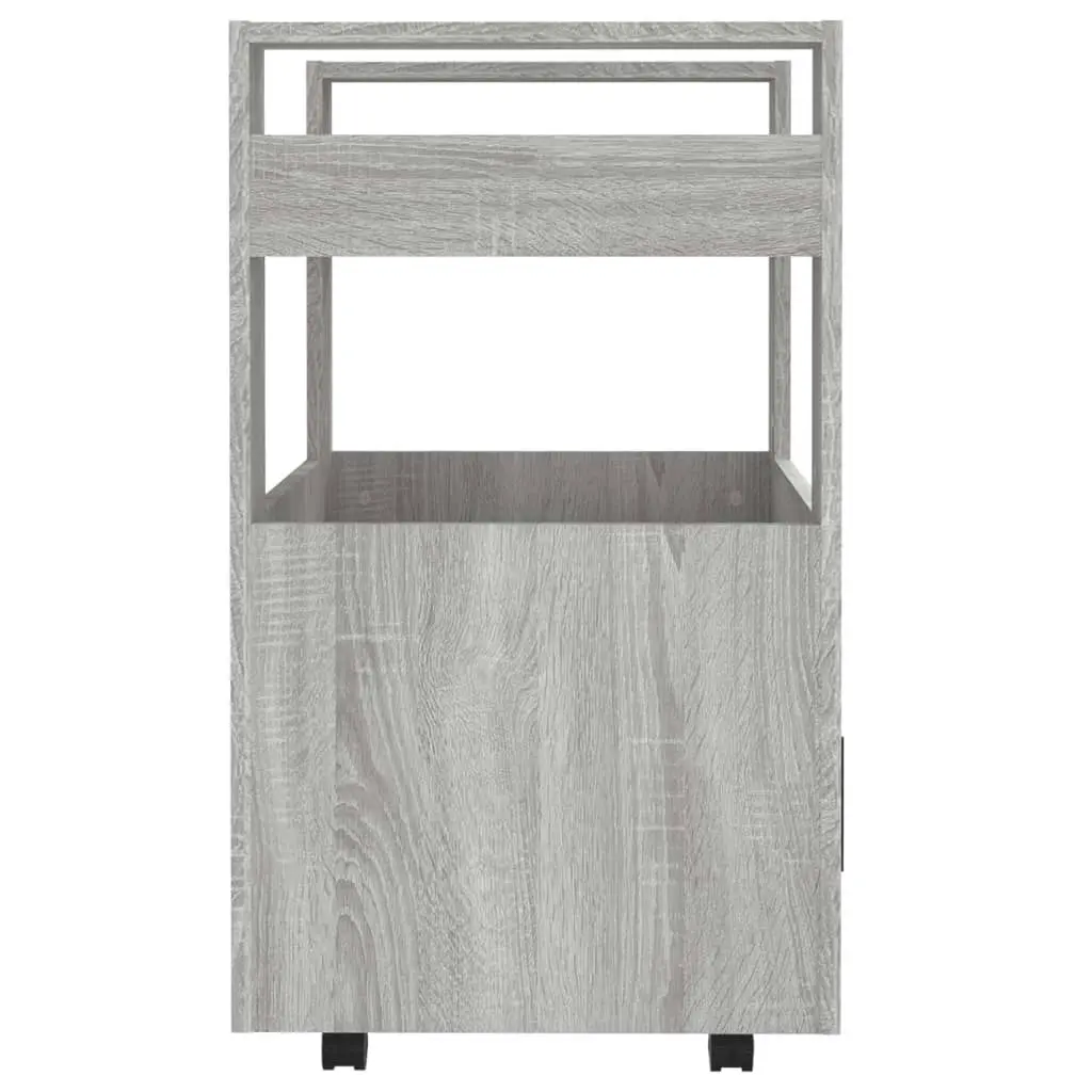 Kitchen Trolley Grey Sonoma 60x45x80 cm Engineered Wood 816830