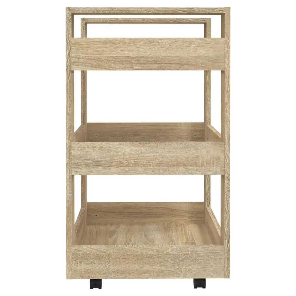 Kitchen Trolley Sonoma Oak 60x45x80 cm Engineered Wood 816819