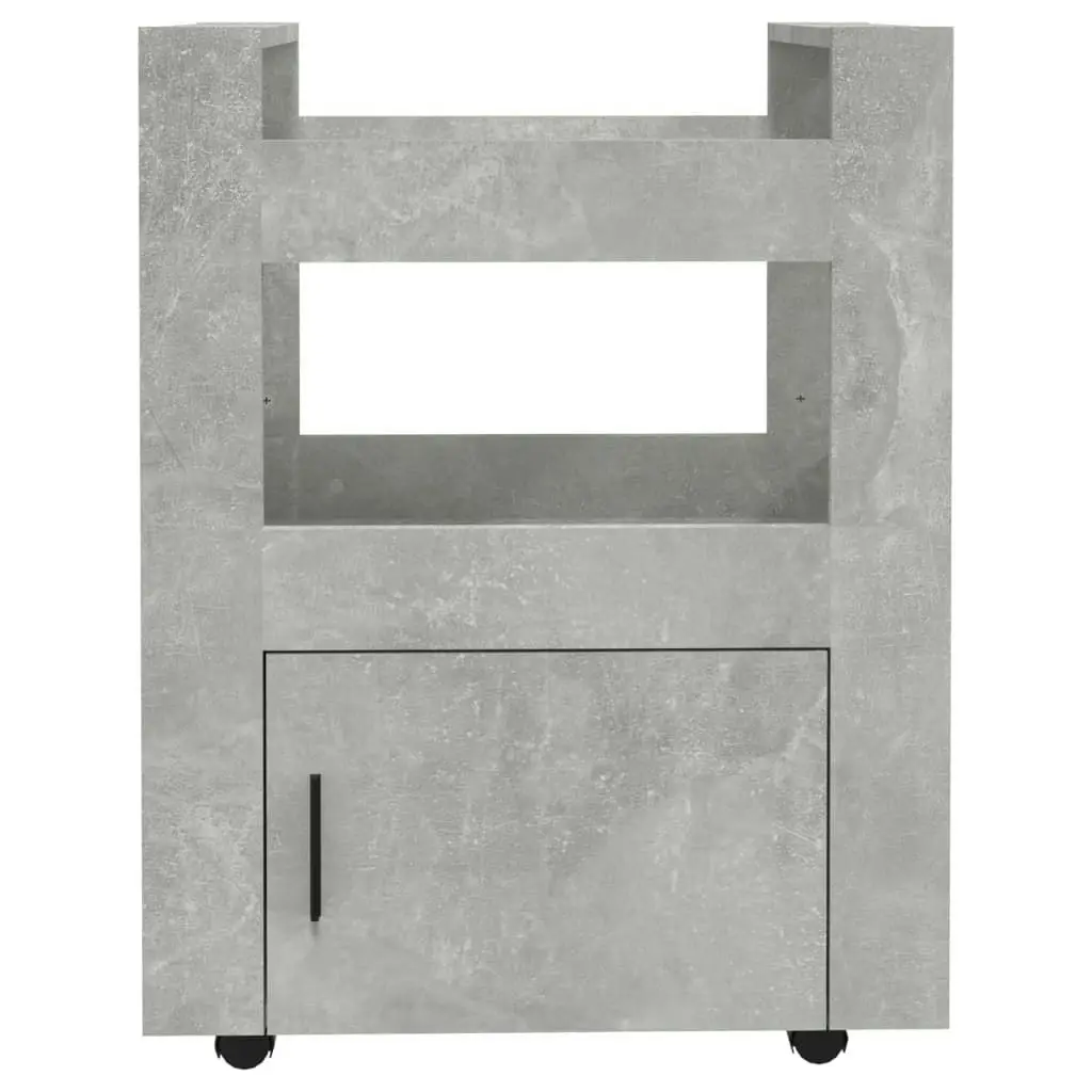 Kitchen Trolley Concrete Grey 60x45x80 cm Engineered Wood 816828