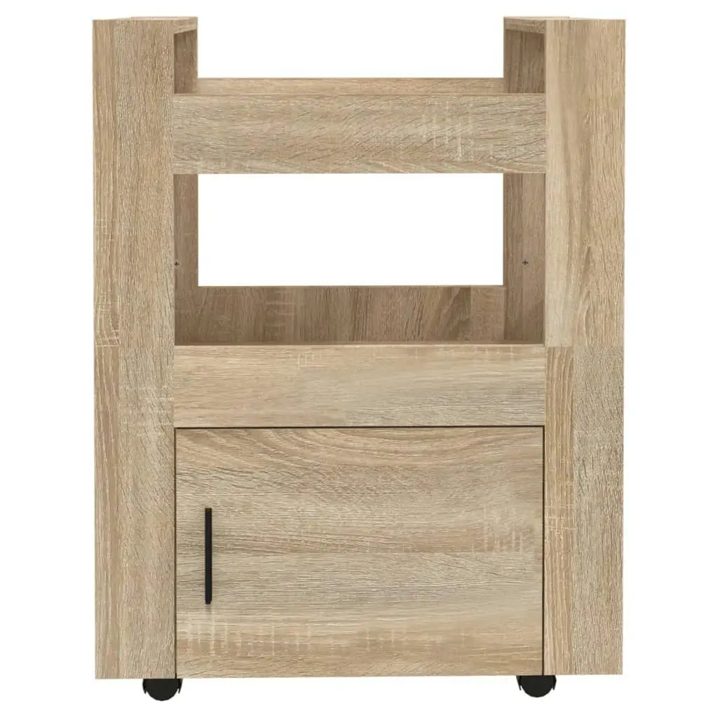 Kitchen Trolley Sonoma Oak 60x45x80 cm Engineered Wood 816827